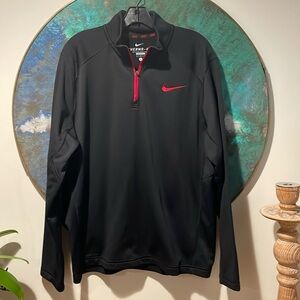 Nike Black thermafit zip up